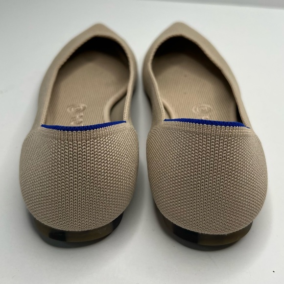 Rothy’s The Point Ballet Flat in Ecru Size 9 - Picture 7 of 16